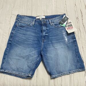 Guess Blue Jean Shorts Relaxed Fit